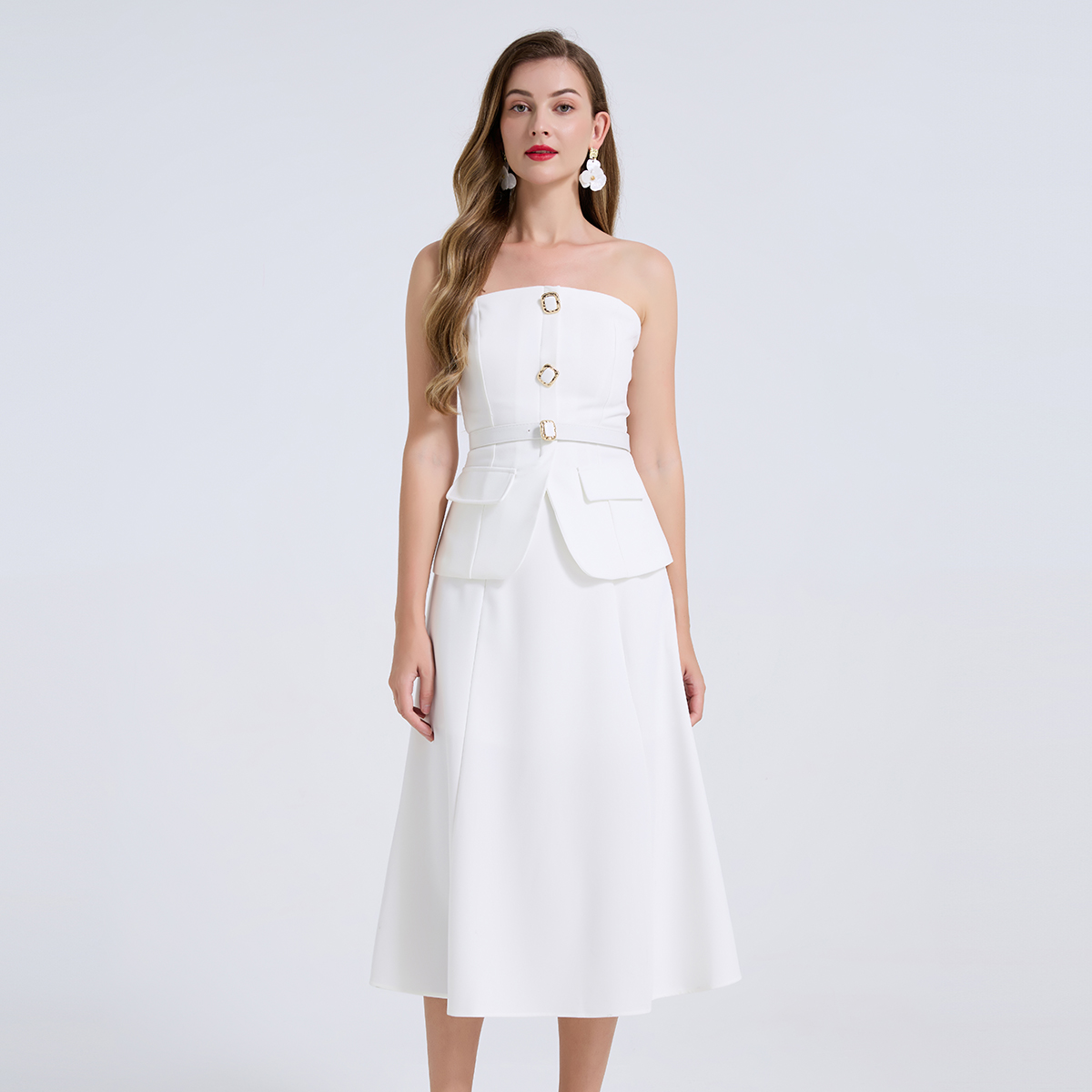 ชุดเซ็ต 2 ชิ้น ชุดผู้หญิง ชุดห - Women Formal Wear For Meeting บทวิจารณ์และราคา