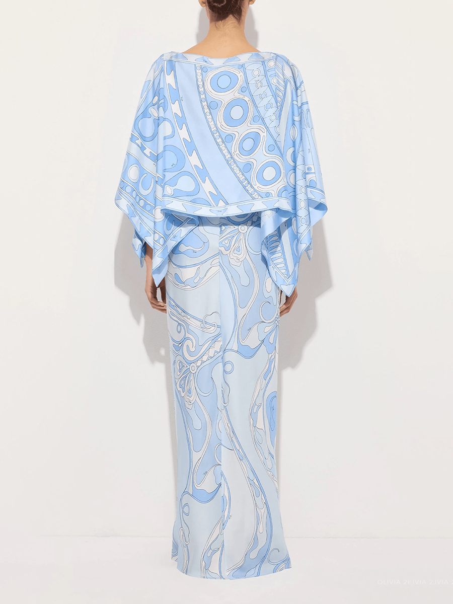 ชุดเซ็ตสองชิ้นลายพิมพ์นามธรรมส - Formal Attire Woman บทวิจารณ์และราคา