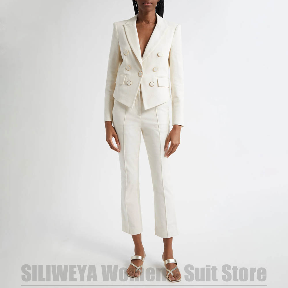 ชุดสูทผู้หญิง 2 ชิ้น แฟชั่นแบบ - Women Formal Wear For Meeting บทวิจารณ์และราคา