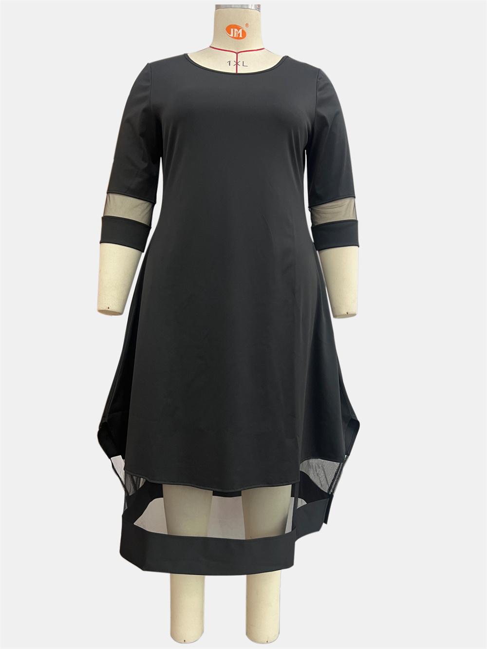 Gibsie เดรสยาวสีดำสำหรับผู้หญิ - Women Formal Office Wear Tops บทวิจารณ์และราคา