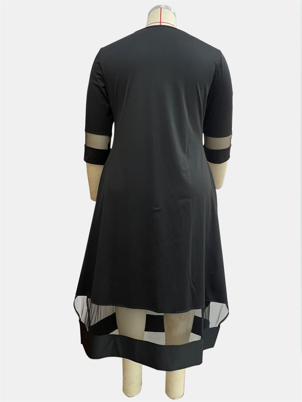 Gibsie เดรสยาวสีดำสำหรับผู้หญิ - Women Formal Office Wear Tops บทวิจารณ์และราคา