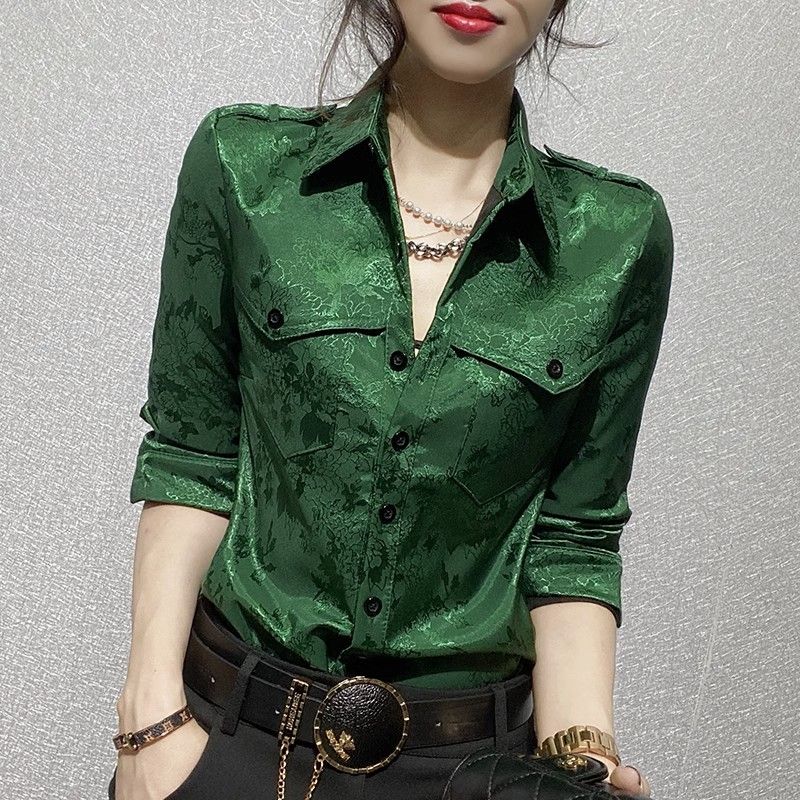 หญิงเสื้อฤดูใบไม้ผลิและฤดูใบไม - Women Formal Office Wear Tops บทวิจารณ์และราคา