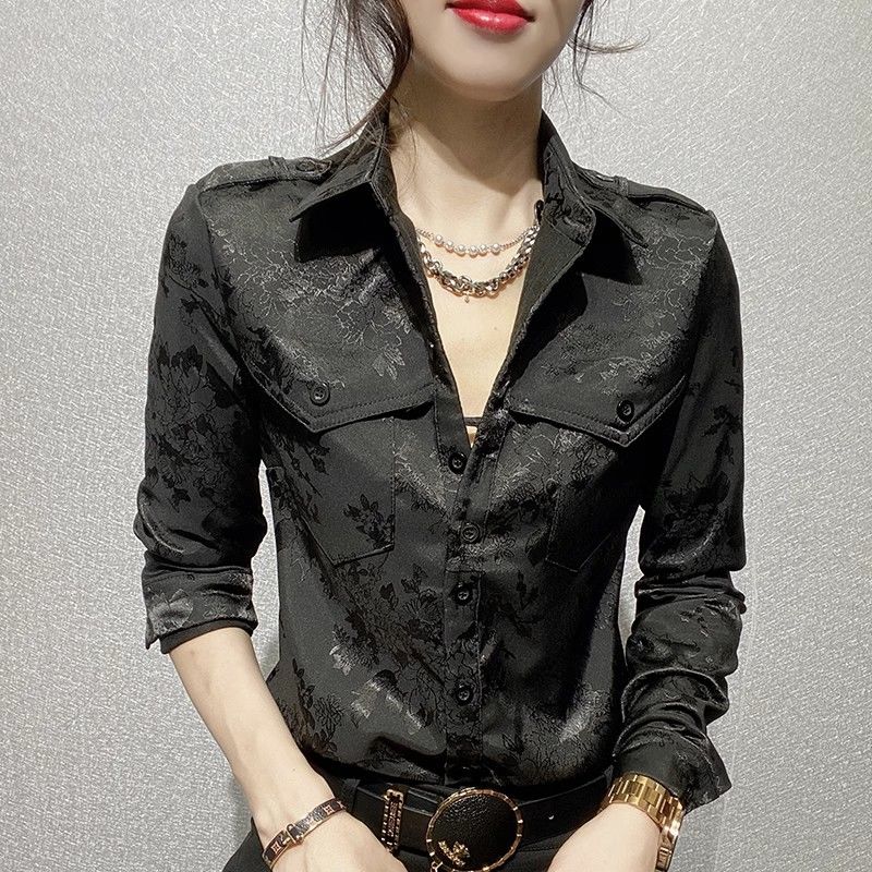 หญิงเสื้อฤดูใบไม้ผลิและฤดูใบไม - Women Formal Office Wear Tops บทวิจารณ์และราคา