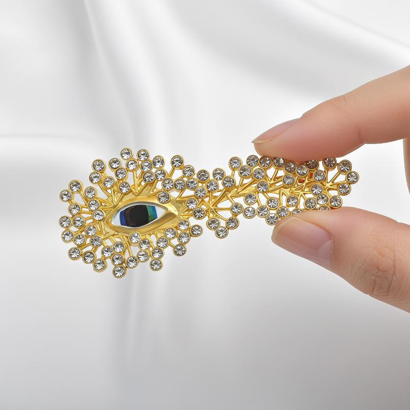 เข็มกลัดรูปดวงตาประดับเพชรแบบม - Women Formal Wear For Meeting บทวิจารณ์และราคา