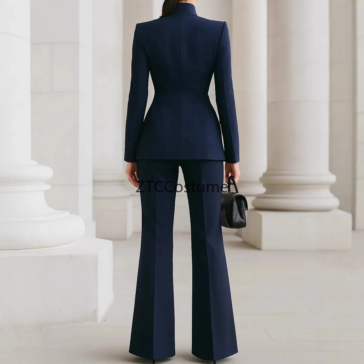 ชุดคอสเพลย์สตรี ชุดสูทแขนยาว เ - Women Formal Office Wear Tops บทวิจารณ์และราคา