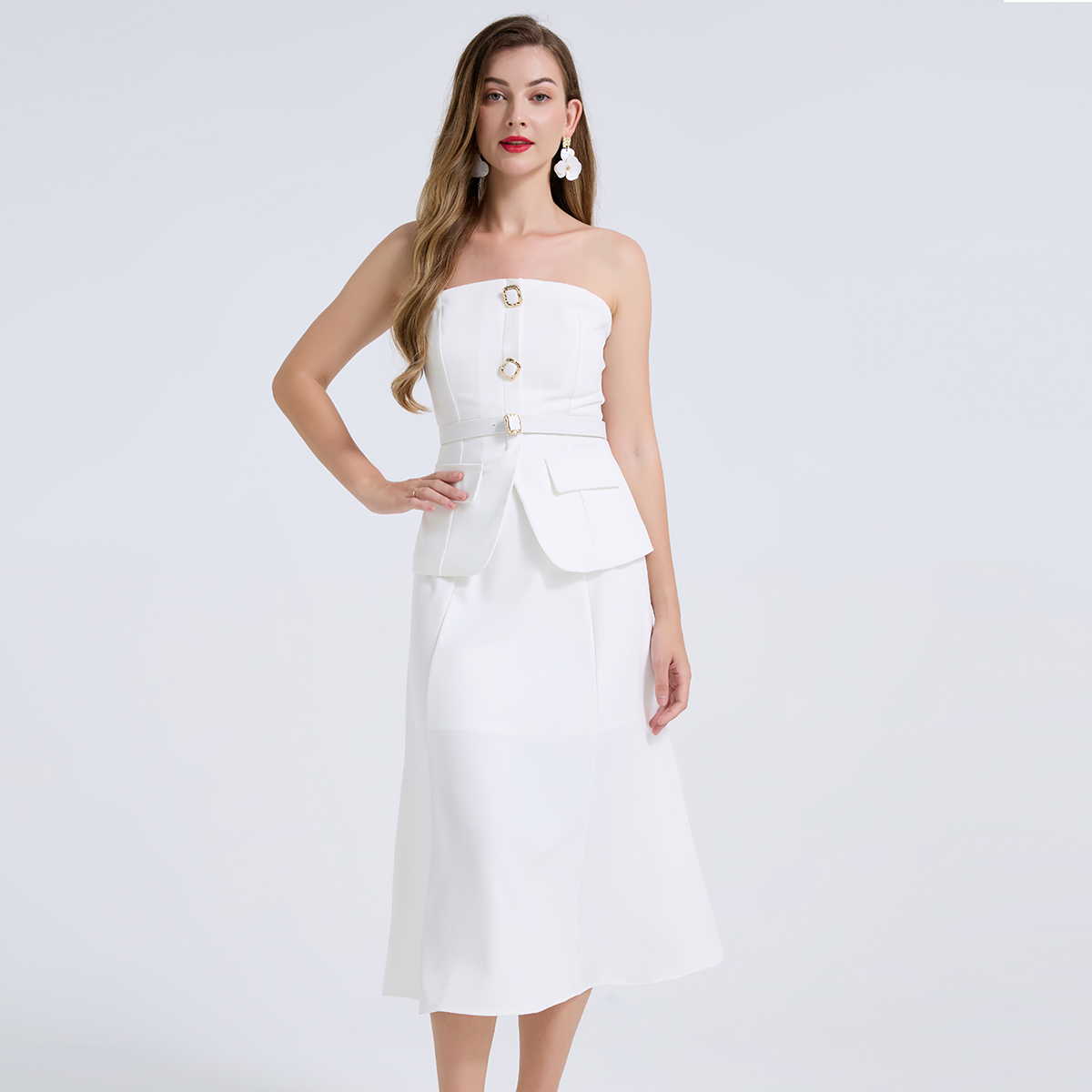 ชุดเซ็ต 2 ชิ้นสำหรับผู้หญิง ดี - Women Formal Wear For Meeting บทวิจารณ์และราคา